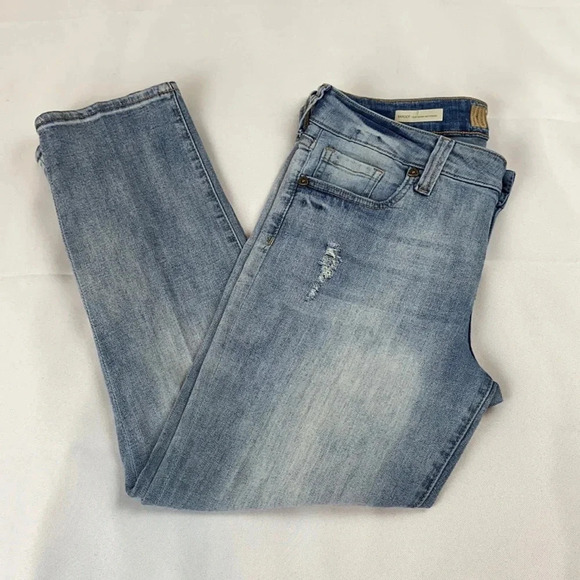 Kut Of The Kloth Bardot Crop Skinny Boyfriend Jean - Picture 1 of 13